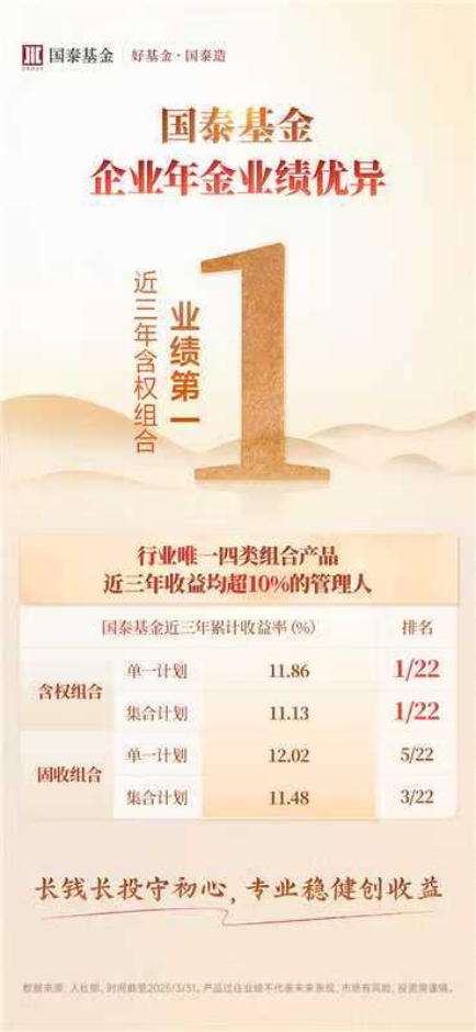 宏源证券 长钱长投守初心，国泰基金为年金投资筑牢 “稳航基石”